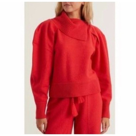 New ULLA Johnson Riley Pullover Zinnia Wool Sweater Large - Picture 1 of 7